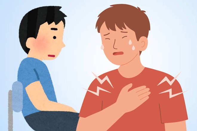 Tư thế xấu có thể gây đau ngực