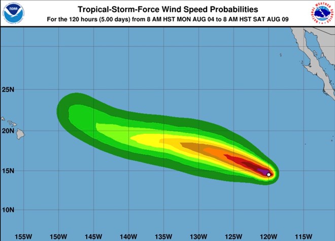 Bão Henriette hình thành, dự báo mạnh lên và ảnh hưởng suốt tuần