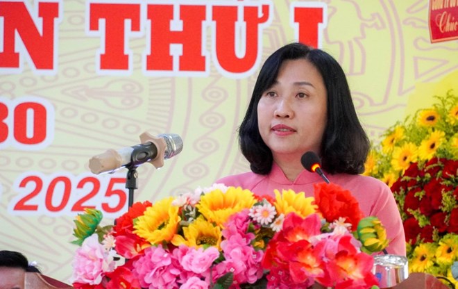 Bà Trịnh Thị Bảo Khuyên được chỉ định giữ chức Bí thư Đảng ủy xã Đại Hải, TP Cần Thơ