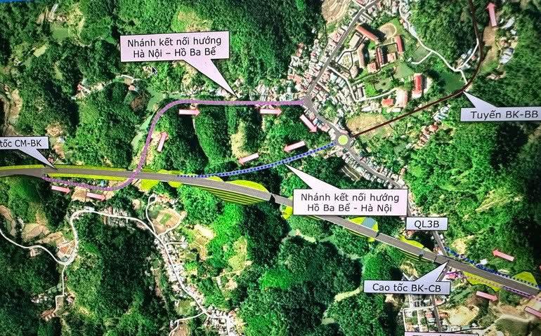 Các tuyến cao tốc qua Thái Nguyên, Cao Bằng. Ảnh: Cổng thông tin tỉnh Thái Nguyên