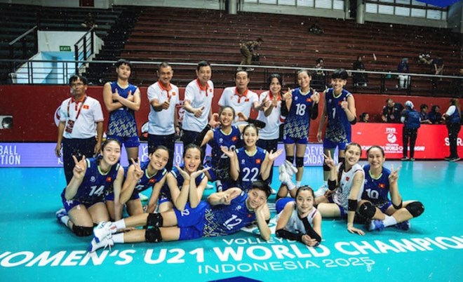 Lịch thi đấu bóng chuyền nữ U21 thế giới 2025 hôm nay (15.8)