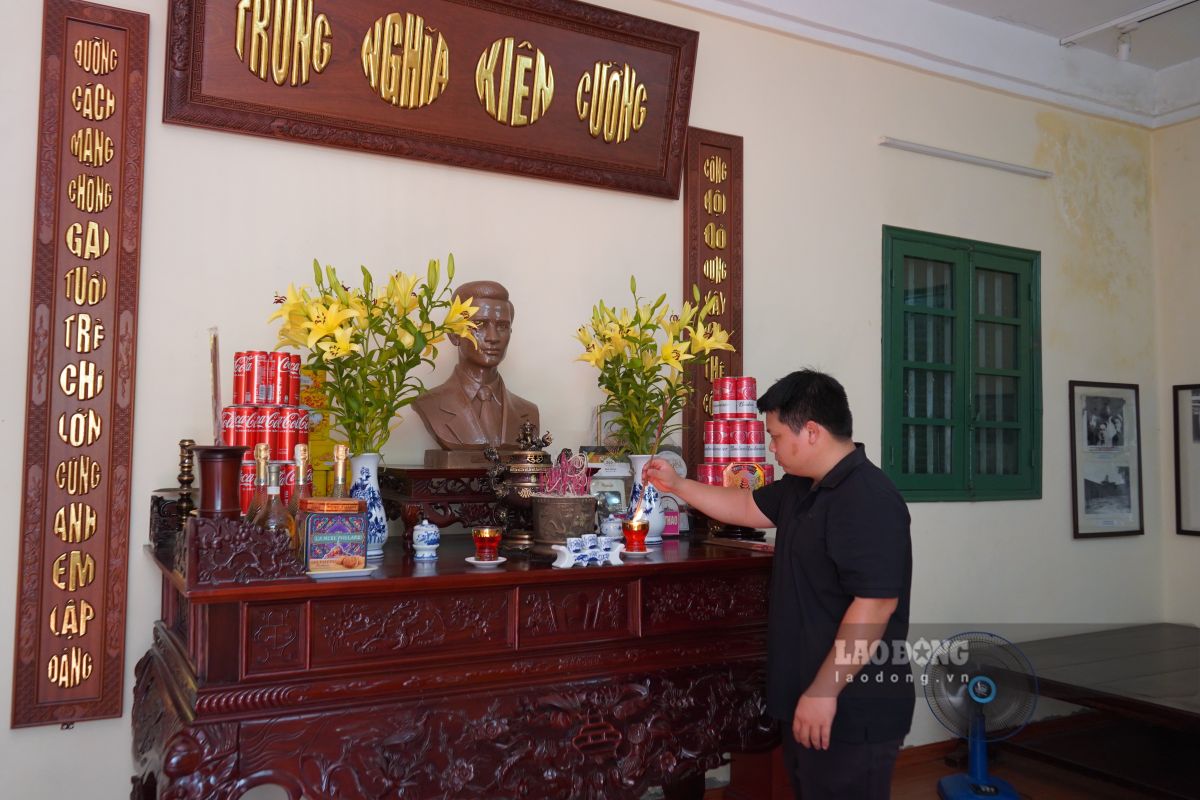 Di tích nhà số 1/42 được Đảng bộ, chính quyền, nhân dân TP Hải Phòng chăm lo tu bổ. Ảnh: Mai Dung