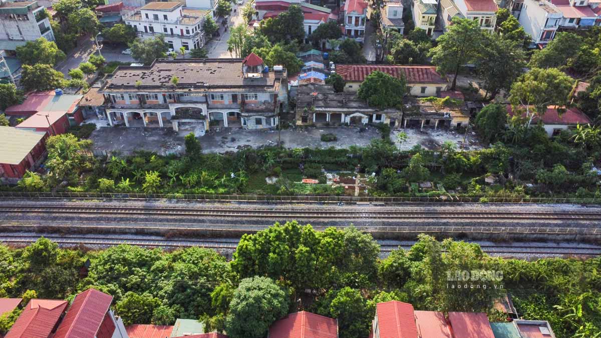 Khu vực ga Ninh Bình cũ nhìn từ trên cao. Ảnh: Lương Hà