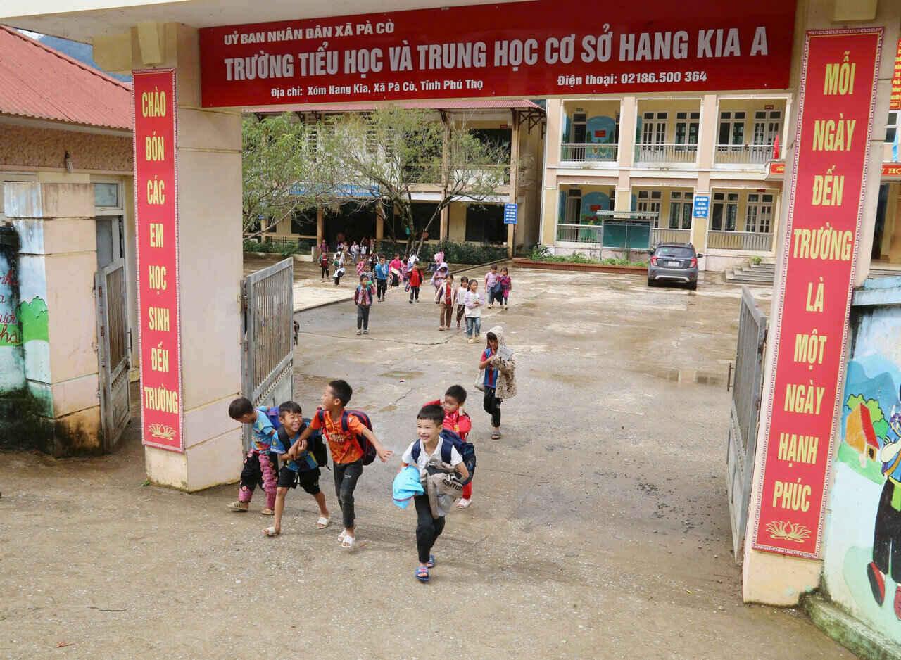 Trường TH&THCS Hang Kia A trước thềm năm học mới. Ảnh: Bình Khang