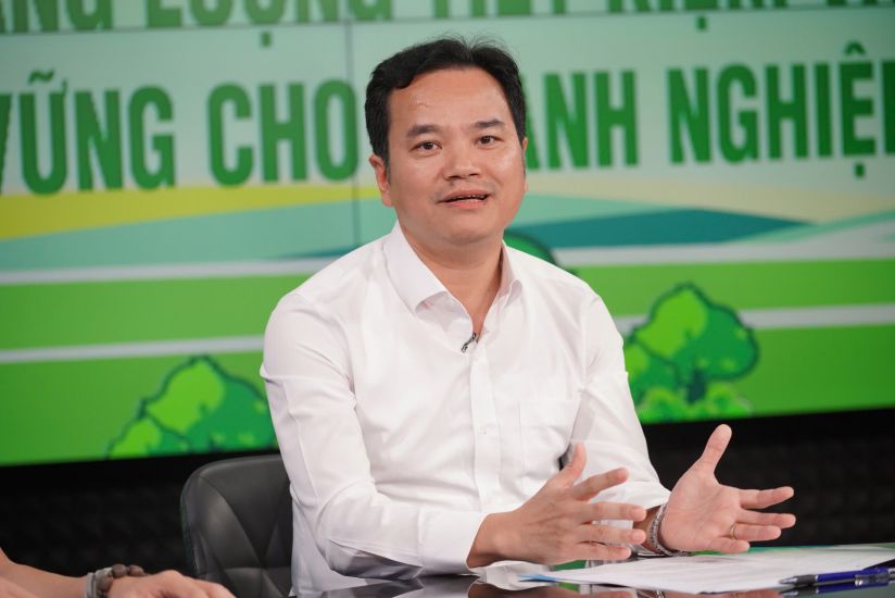 Ông Cù Huy Quang - Trưởng phòng Hiệu quả năng lượng và Chuyển đổi xanh, Cục Đổi mới sáng tạo, Chuyển đổi xanh và Khuyến công (Bộ Công Thương). Ảnh: Tuyết Lan