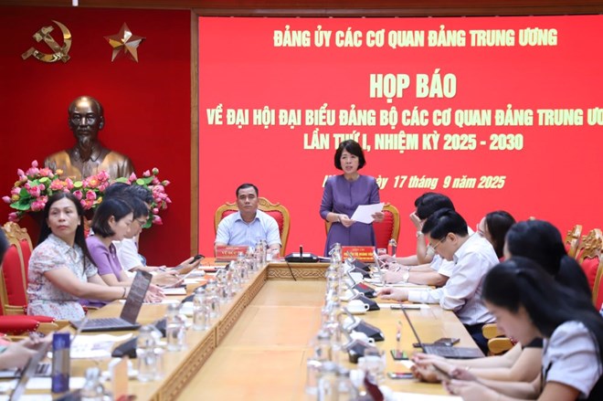 Ứng dụng Face ID, phòng họp không giấy tại Đại hội Đảng bộ các cơ quan Đảng Trung ương