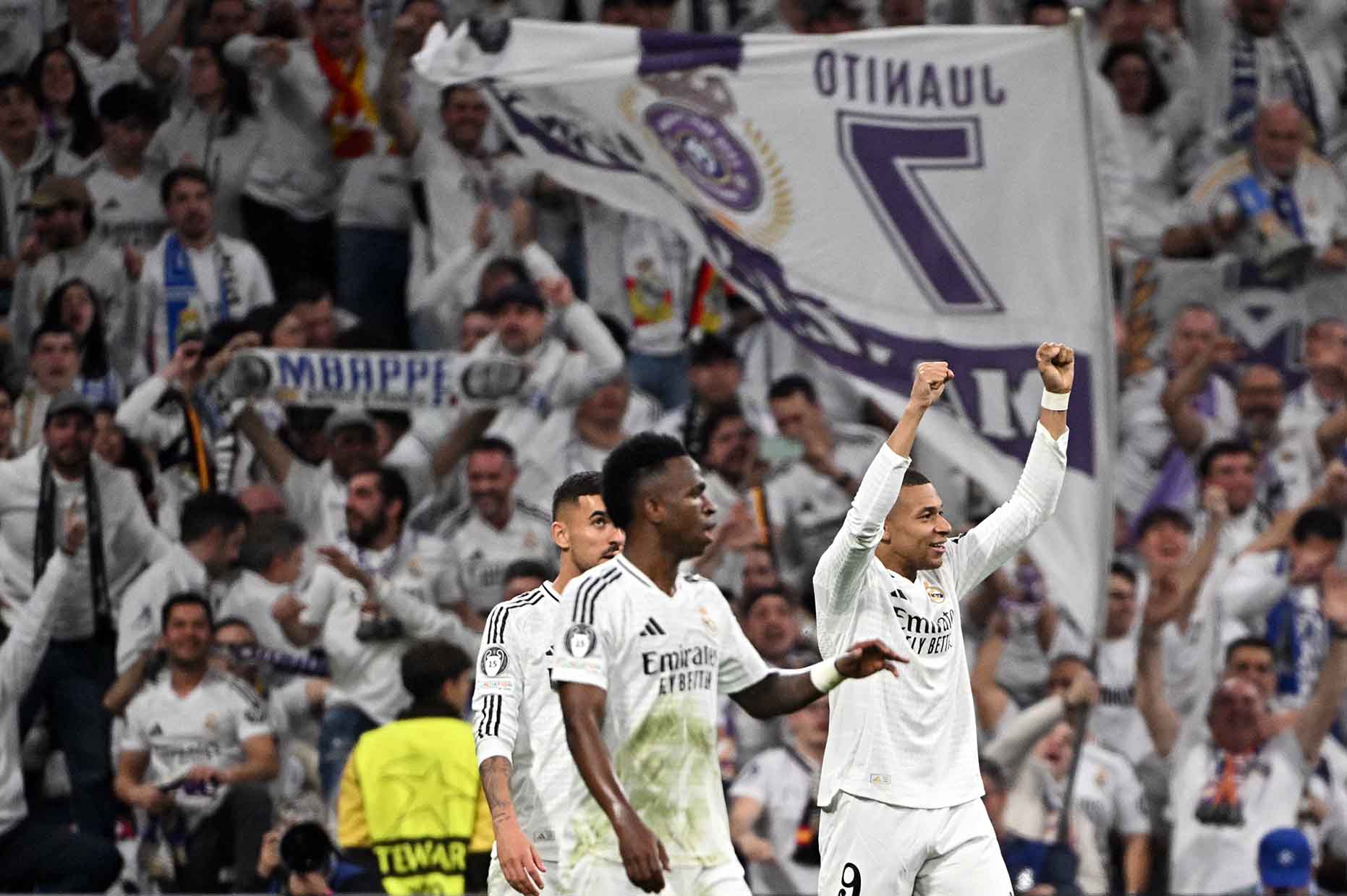 Kylian Mbappe xứng đáng là đầu tàu của Real Madrid. Ảnh: AFP