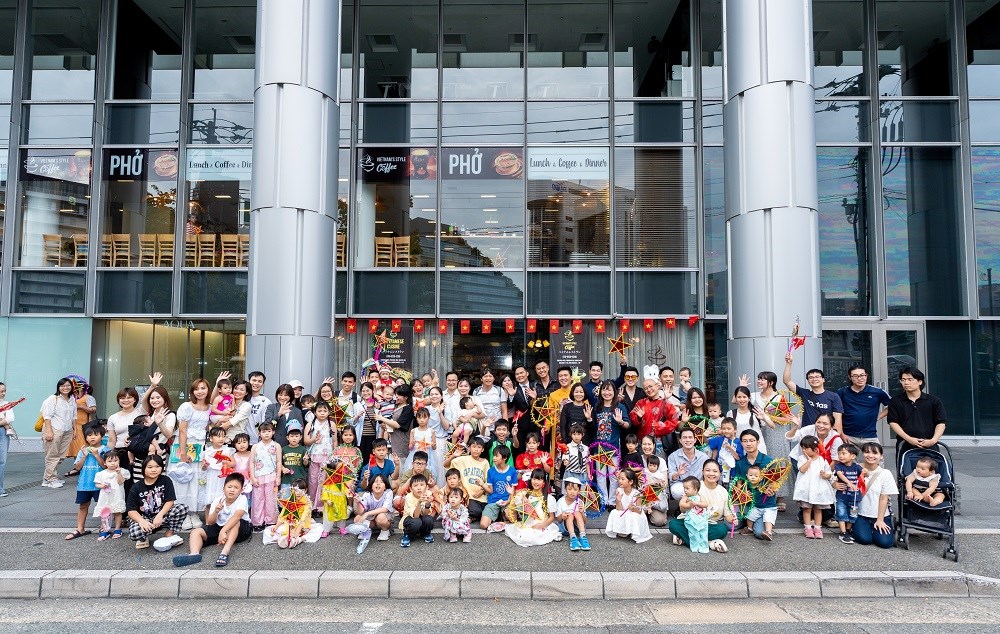 Tết Trung thu Việt rộn ràng tại Fukuoka (Nhật Bản) - ảnh 1