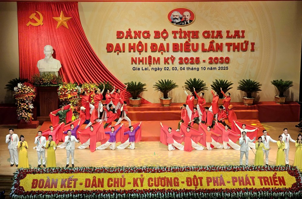 Khai mạc phiên chính thức Đại hội đại biểu Đảng bộ tỉnh Gia Lai lần thứ I - ảnh 5