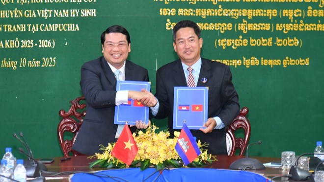 An Giang đã tìm kiếm, quy tập được 4.286 hài cốt liệt sĩ ở Campuchia