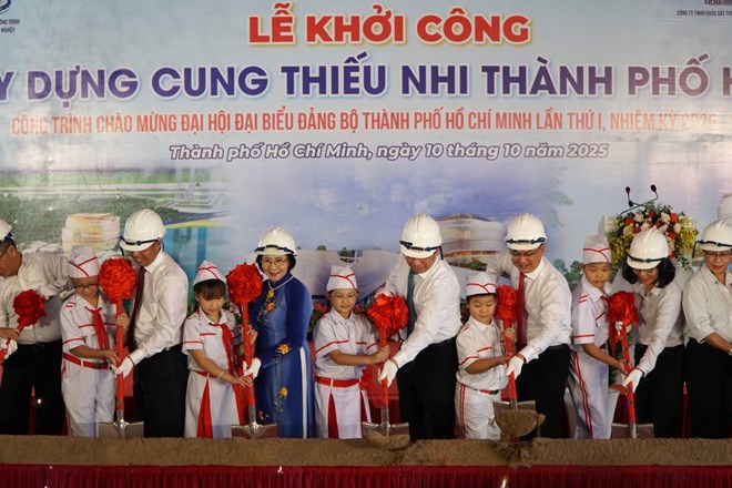 Khởi công xây dựng Cung Thiếu nhi TPHCM 1.124 tỉ đồng