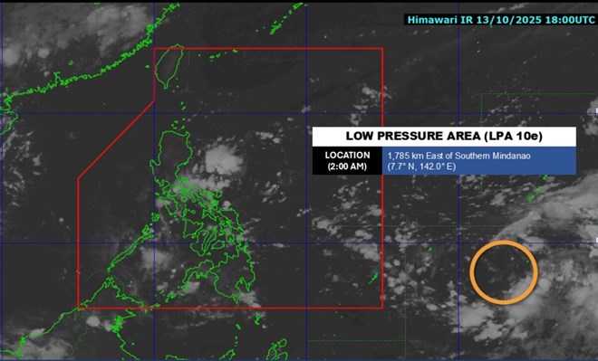 Mầm mống bão số 12 trên Biển Đông đang mạnh lên, tiến gần Philippines hơn