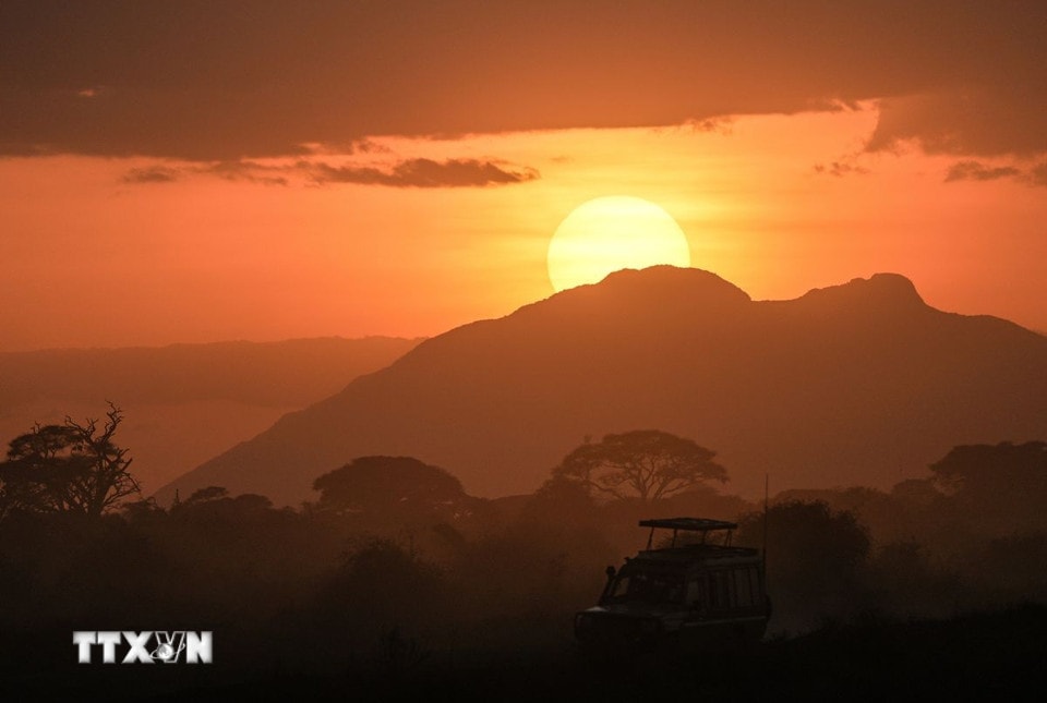 Cảnh đẹp mùa thu tại Kajiado, Kenya. (Ảnh: THX/TTXVN)