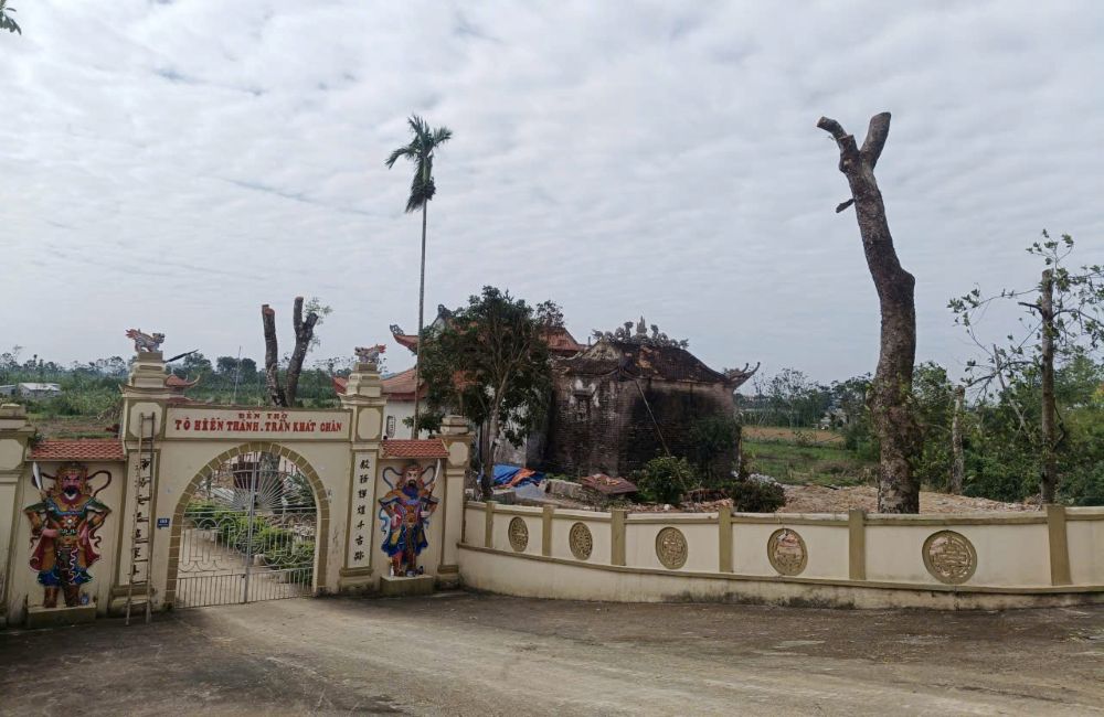 Đền thờ Tô Hiến Thành - Trần Khắc Chân (ở xã Hoằng Giang, tỉnh Thanh Hóa). Ảnh: Quách Du