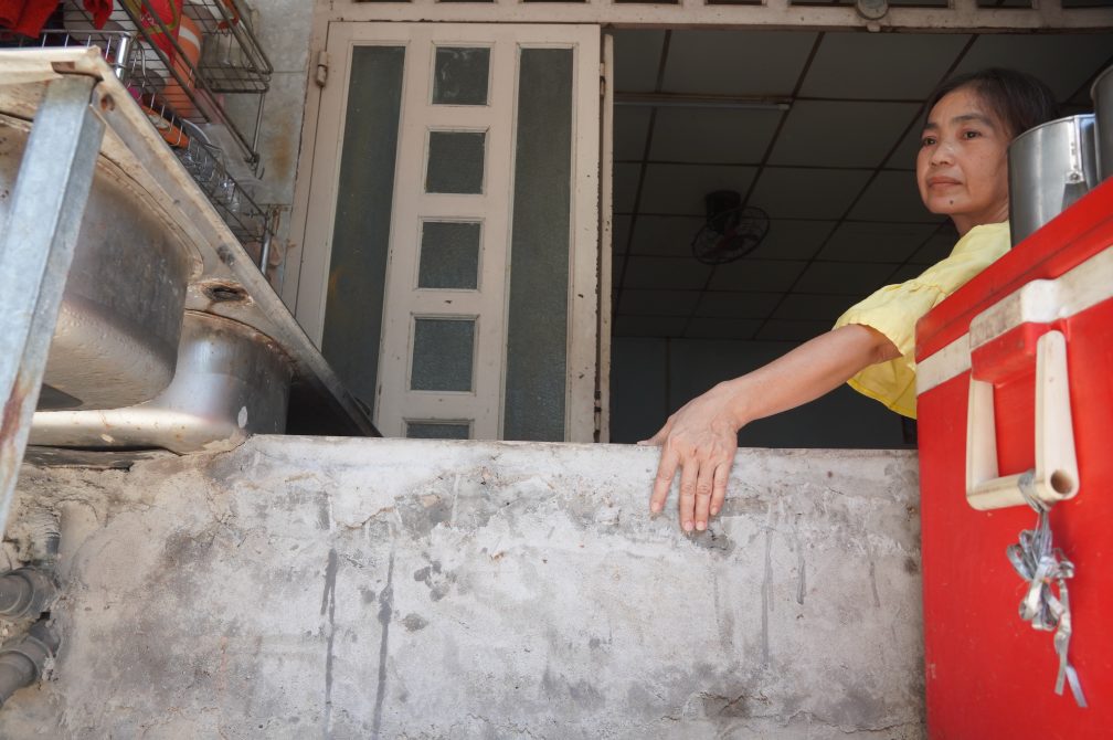 Gia đình chị Diễm phải