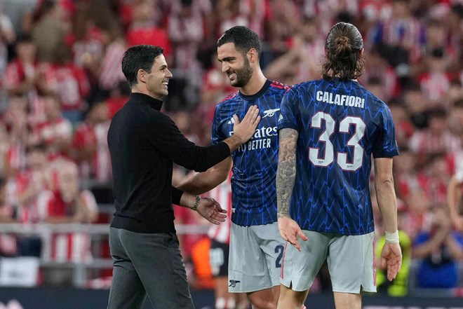 Arteta rõ ràng sẽ rất hài lòng về màn trình diễn của Merino.  Ảnh: AFP