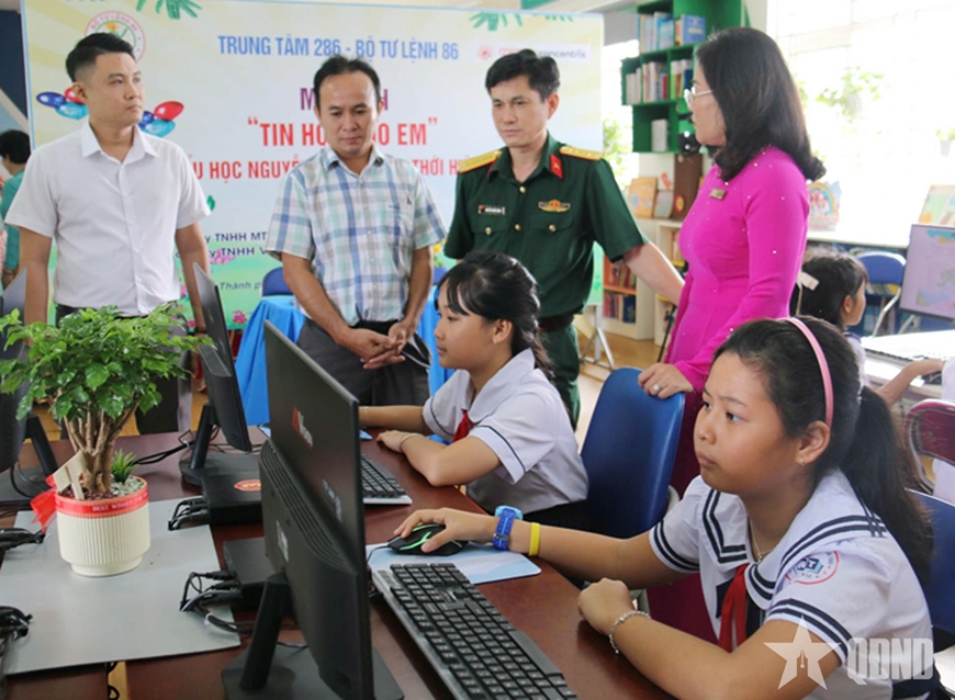 Trung tâm 286: Điểm sáng chuyển đổi số từ mô hình “Tin học cho em”
