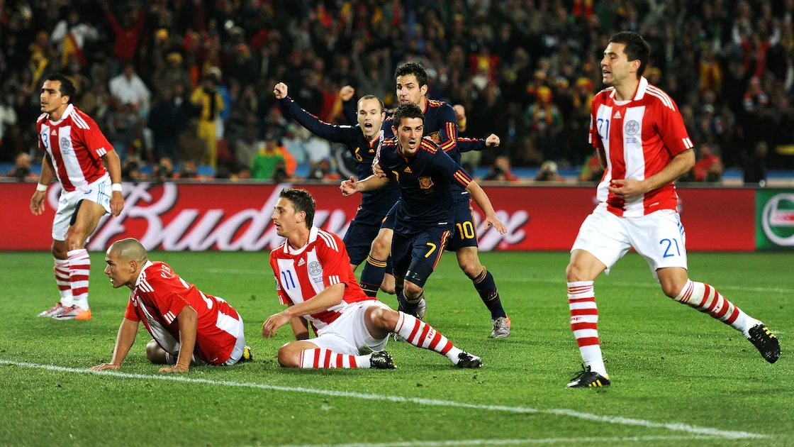 Anh có pha ghi bàn duy nhất giúp Tây Ban Nha nhọc nhằn vượt qua Paraguay