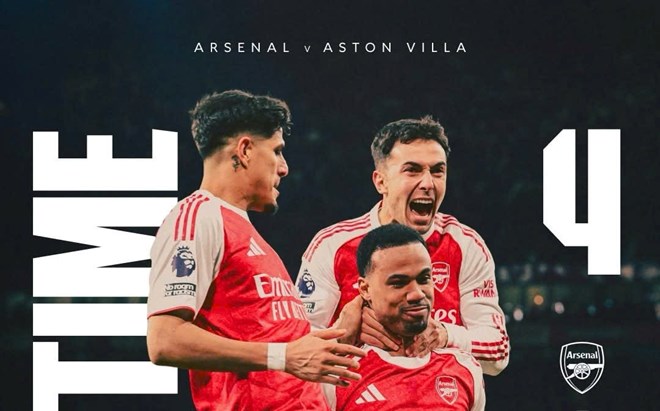 Arsenal chấm dứt chuỗi 11 trận toàn thắng của Aston Villa