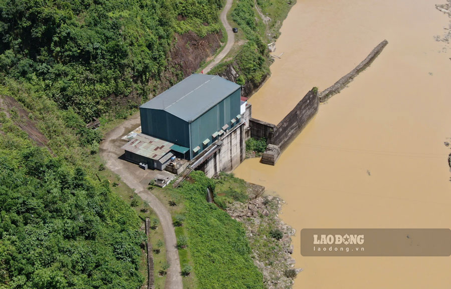 Khu vực đập thủy điện của Công ty Cổ phần Xuân Thiện Yên Bái. Ảnh: Văn Đức