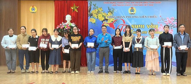 Công đoàn phường Liên Chiểu, Đà Nẵng tổ chức Chương trình Tết Sum vầy – Xuân ơn Đảng