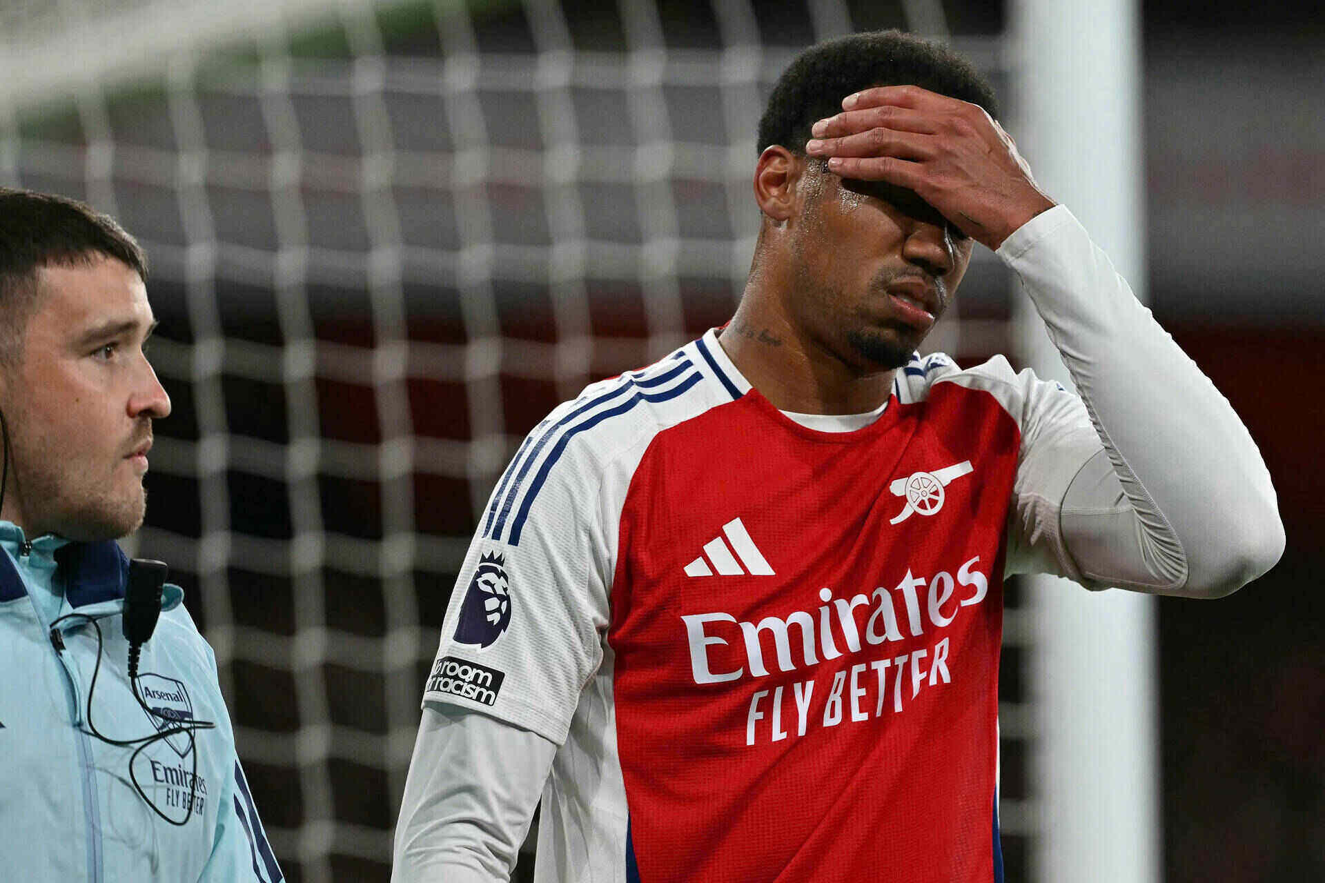 Arsenal cũng từng mất nhiều trụ cột trong các giai đoạn khác nhau của mùa này vì chấn thương. Ảnh: AFP