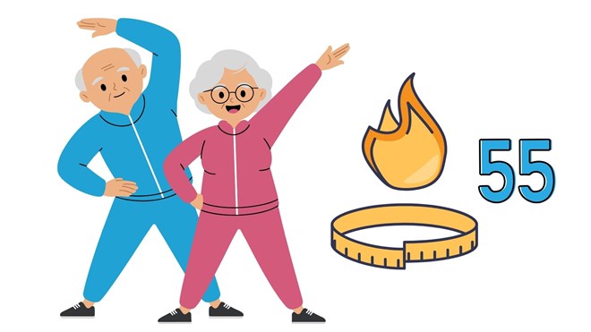 Bài tập đơn giản hàng ngày giúp giảm mỡ bụng sau tuổi 55