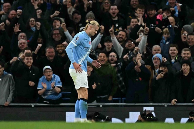 Man City lo lắng vì chấn thương của Erling Haaland