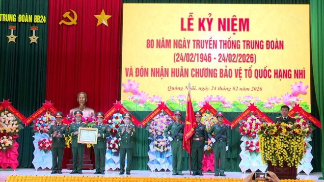 4 đơn vị Quân đội nhận Huân chương Bảo vệ Tổ quốc, danh hiệu Anh hùng