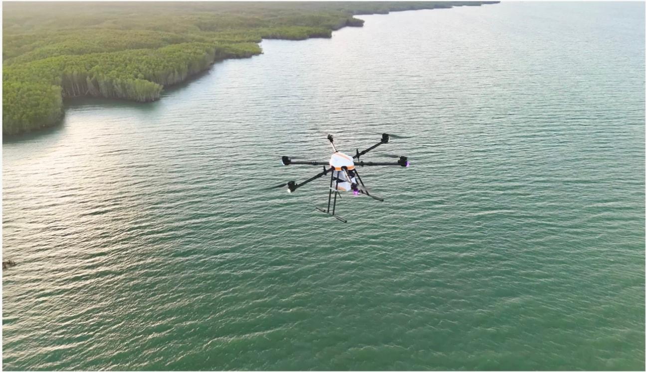 Hiện CT UAV đang sở hữu công nghệ UAV kháng gió cực đoan. Ảnh: CT Group
