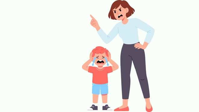 Đừng dạy con khi con đang khóc kẻo phản tác dụng