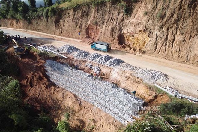 Điện Biên phân bổ 83 tỉ đồng khắc phục hậu quả thiên tai đường bộ