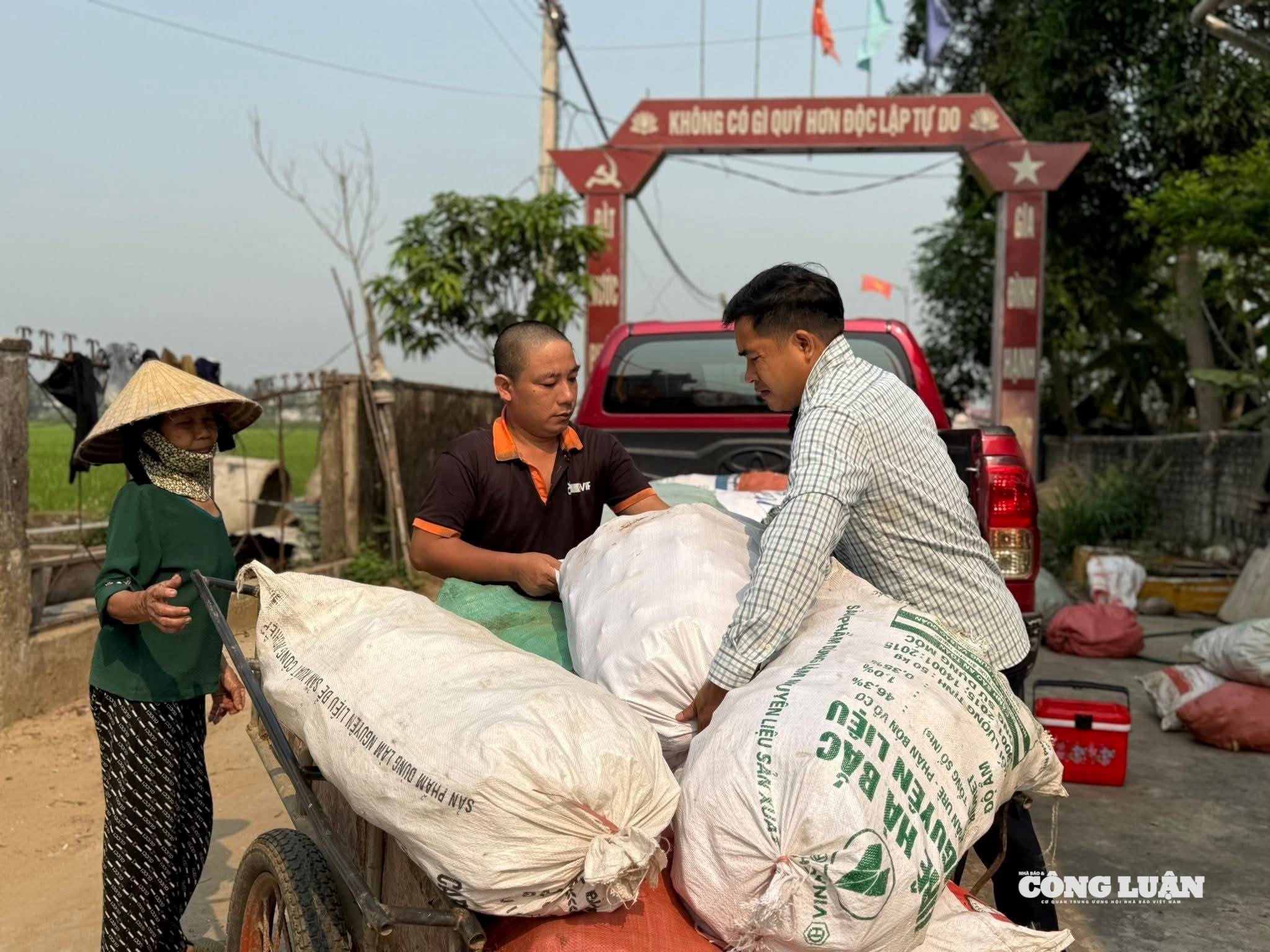Biết hoàn cảnh của bà nên nhiều người giúp đỡ, chở khoai vào cho bà bán