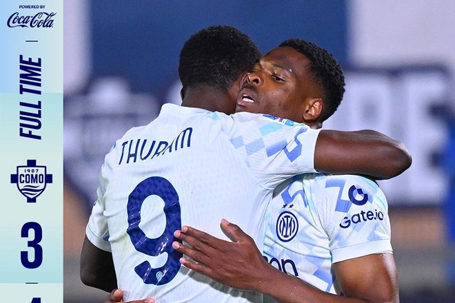 Inter Milan ngược dòng thắng kịch tính Como 4-3
