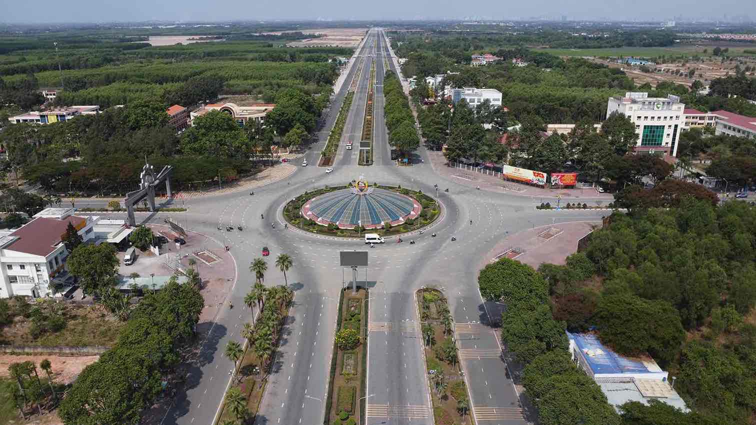 Trung tâm Nhơn Trạch. Ảnh: HAC