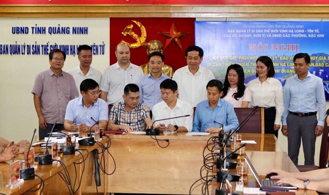 Thống nhất quy chế phối hợp quản lý di sản vịnh Hạ Long – Cát Bà