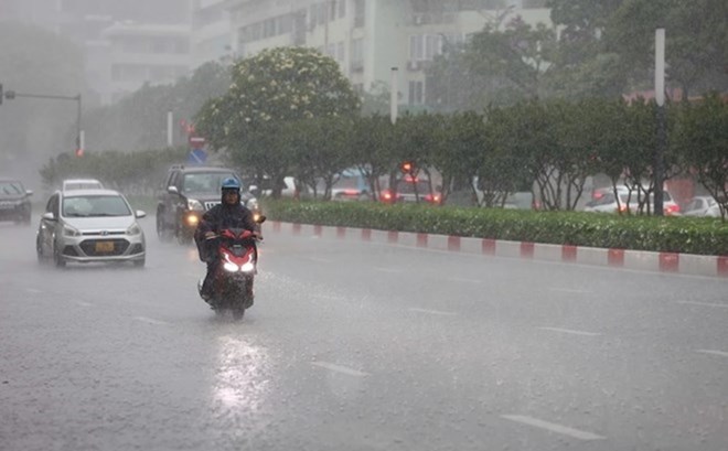 Không khí lạnh sắp gây mưa dông ở miền Bắc, có nơi dưới 20 độ C