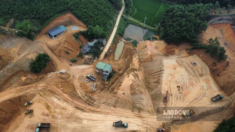 Dự án tuyến đường Sơn Dương đi Tân Trào. Ảnh: Việt Bắc