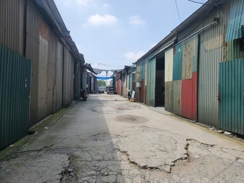 Nhà xưởng trái phép ở Tân Triều đóng cửa sau khi bị cắt điện