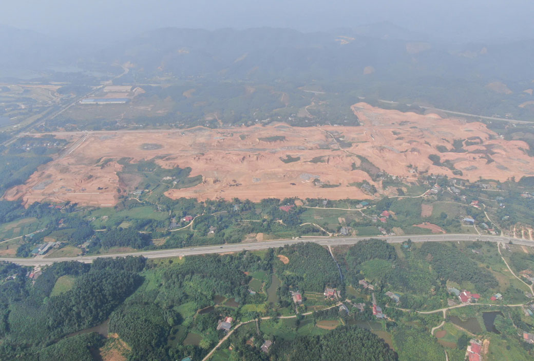 Khu công nghiệp Trấn Yên có tổng quy mô gần 255ha (giai đoạn I là 54,59ha)