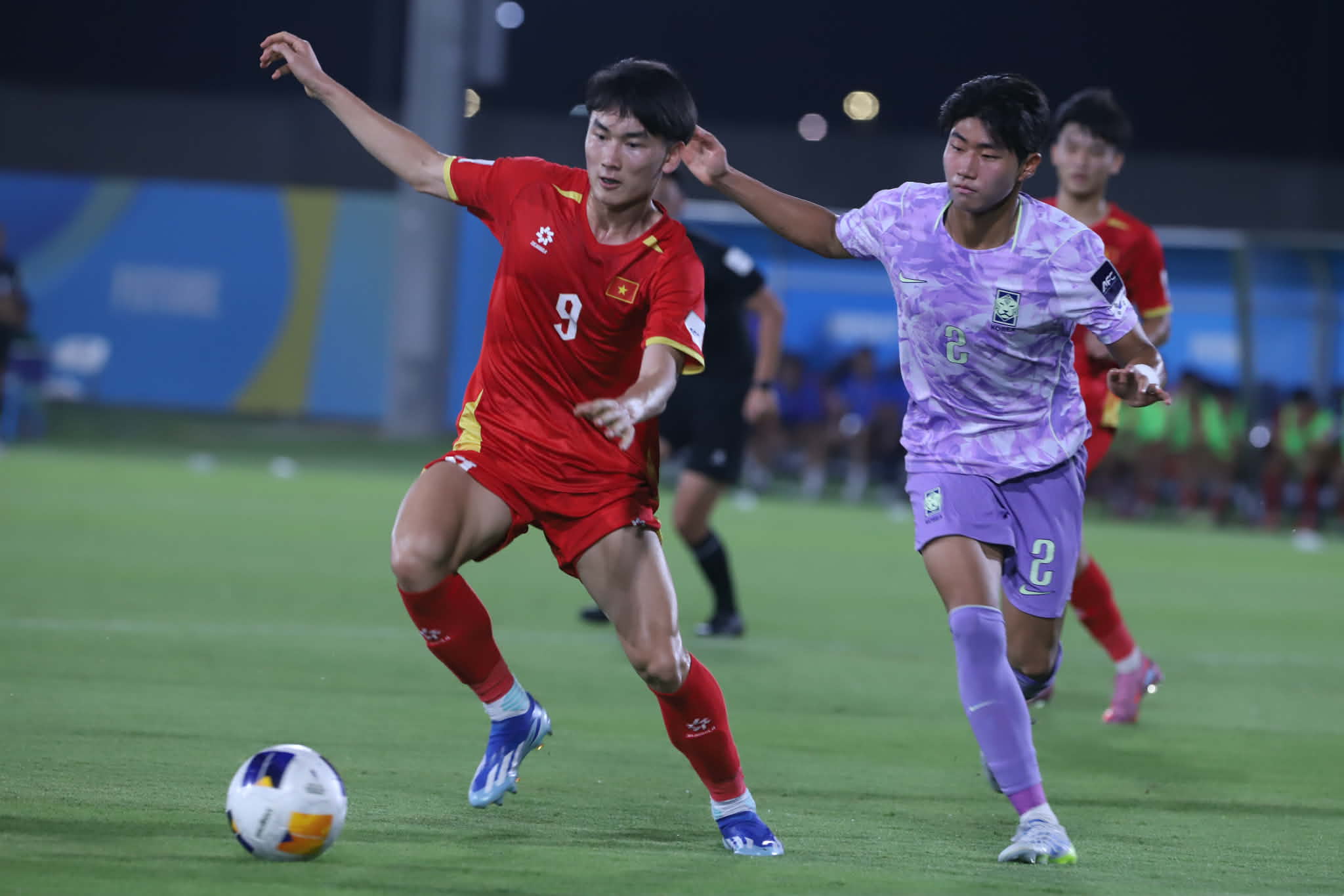 U17 Việt Nam vẫn nắm quyền tự quyết giành vé vào tứ kết U17 châu Á, đồng nghĩa với tấm vé dự U17 World Cup. Ảnh: VFF