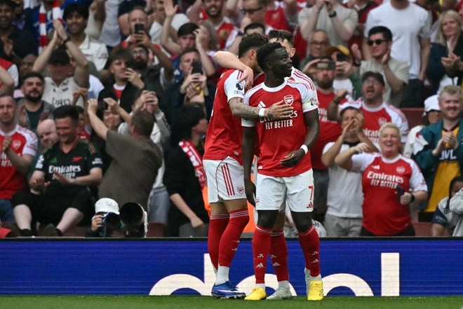 Arsenal xứng đáng với danh hiệu Premier League năm nay. Ảnh: AFP