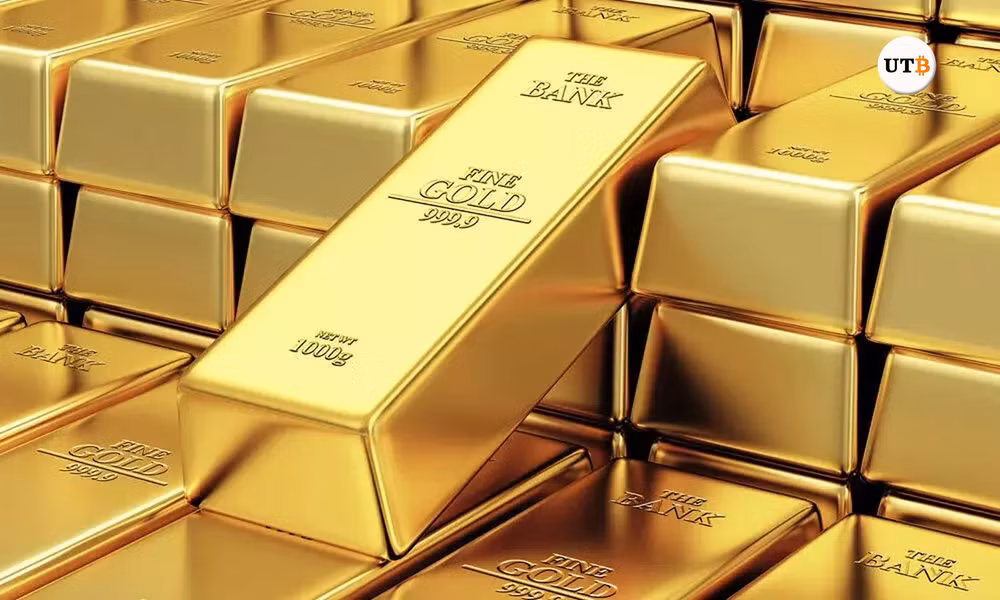 Hình minh họa thỏi vàng. Ảnh: UTB Hình minh họa thỏi vàng. Ảnh: UTB