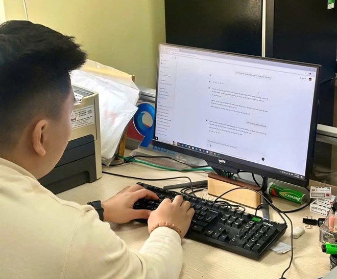 Làn sóng AI khiến nhiều công việc văn phòng đứng trước nguy cơ biến mất. Ảnh: Quỳnh Chi