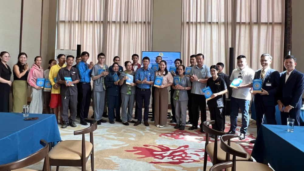 Đoàn viên, người lao động yên tâm công tác, gắn bó với doanh nghiệp và tổ chức Công đoàn. Ảnh: Lượng Hằng