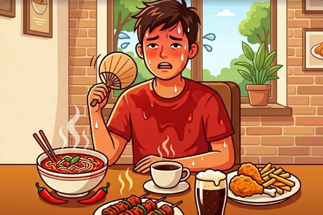 Những thực phẩm và đồ uống làm tăng thân nhiệt trong mùa hè