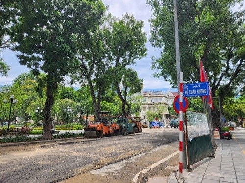 Hà Nội đẩy nhanh hoàn trả mặt đường tại các tuyến phố trung tâm