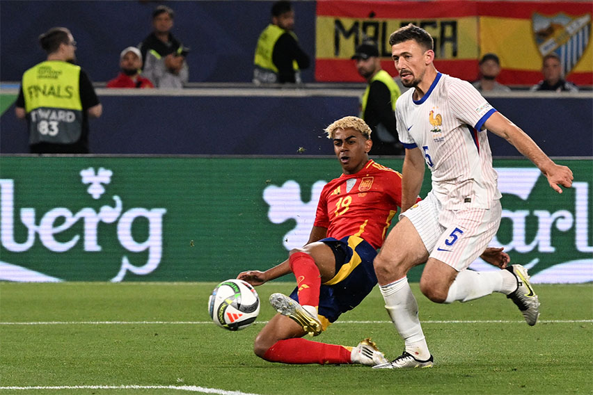 Yamal có cơ hội trở thành cầu thủ trẻ nhất dành quả bóng vàng World Cup nếu chơi xuất sắc ở giải đấu năm nay. Ảnh: AFP