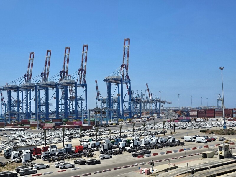 Một góc cảng Ashdod