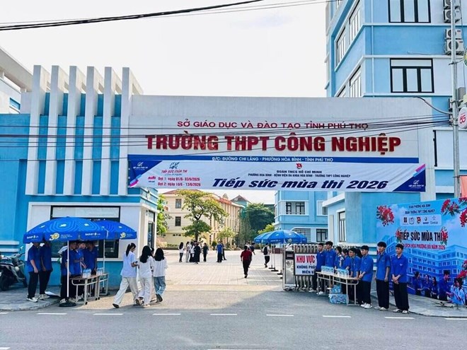 Điểm chuẩn vào lớp 10 Trường THPT Công nghiệp ở Phú Thọ